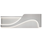 Sculptural LED Reception Counter