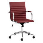 Ergonomic Leather Executive Chair with Tilt Function