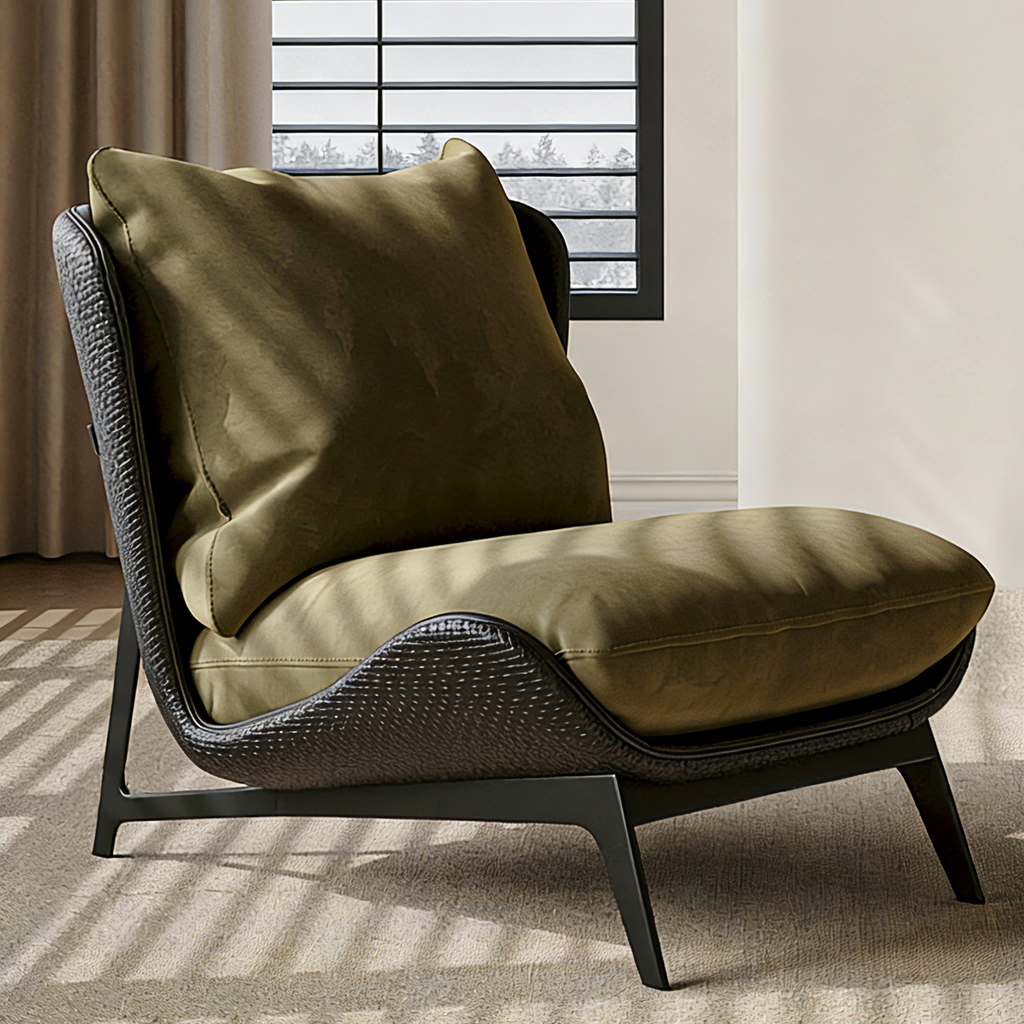 Modern Upholstered Accent Lounge Chair