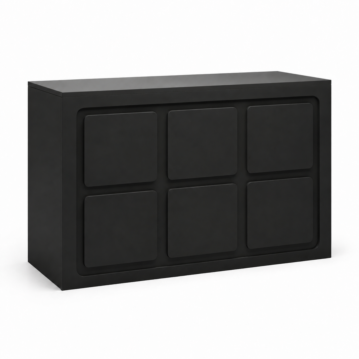 Modern Panel Reception Desk with Storage