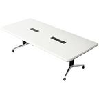 Mobile Boardroom Table with Integrated Power