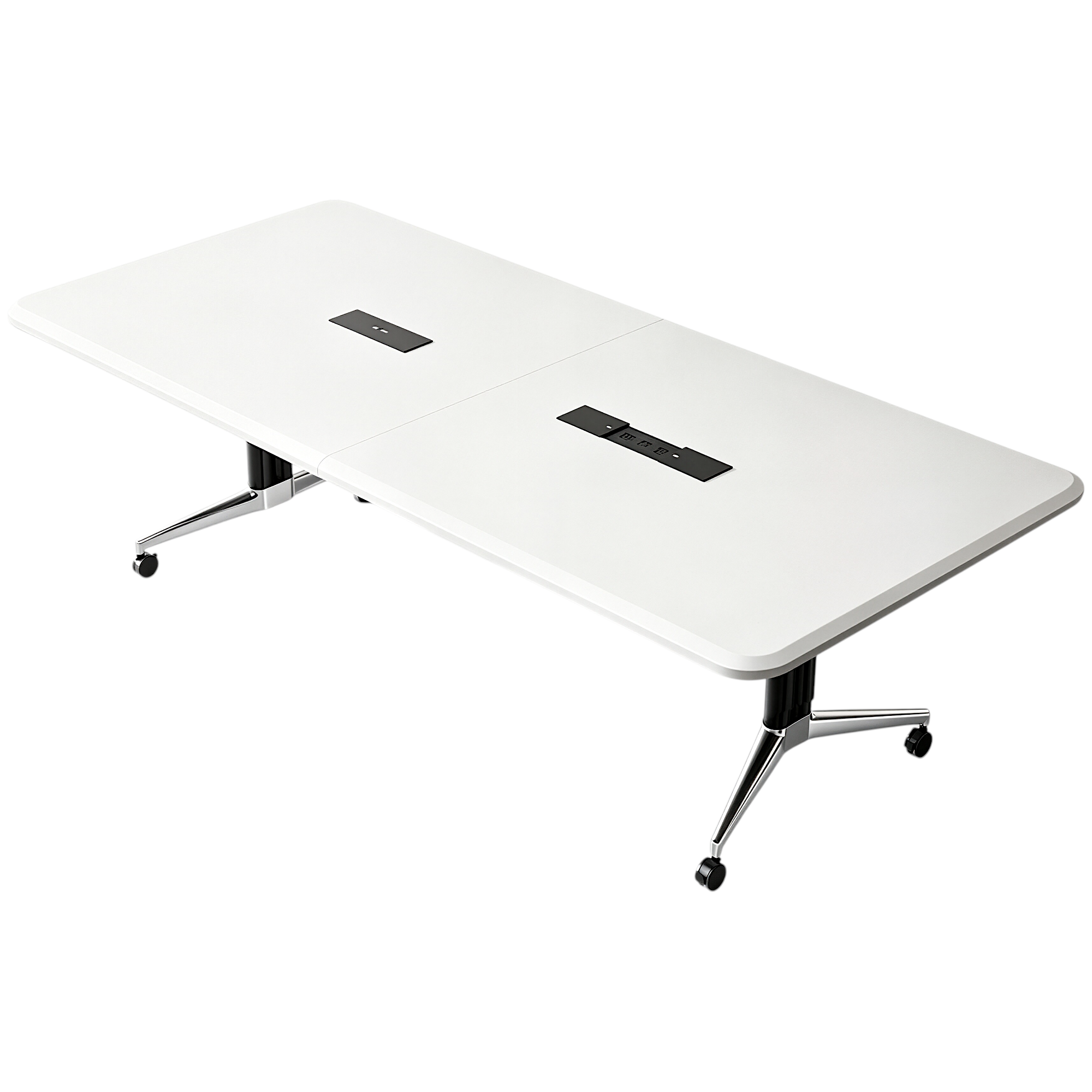 Mobile Boardroom Table with Integrated Power