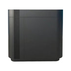 Compact Boutique Reception Desk with Textured Fluted Panels
