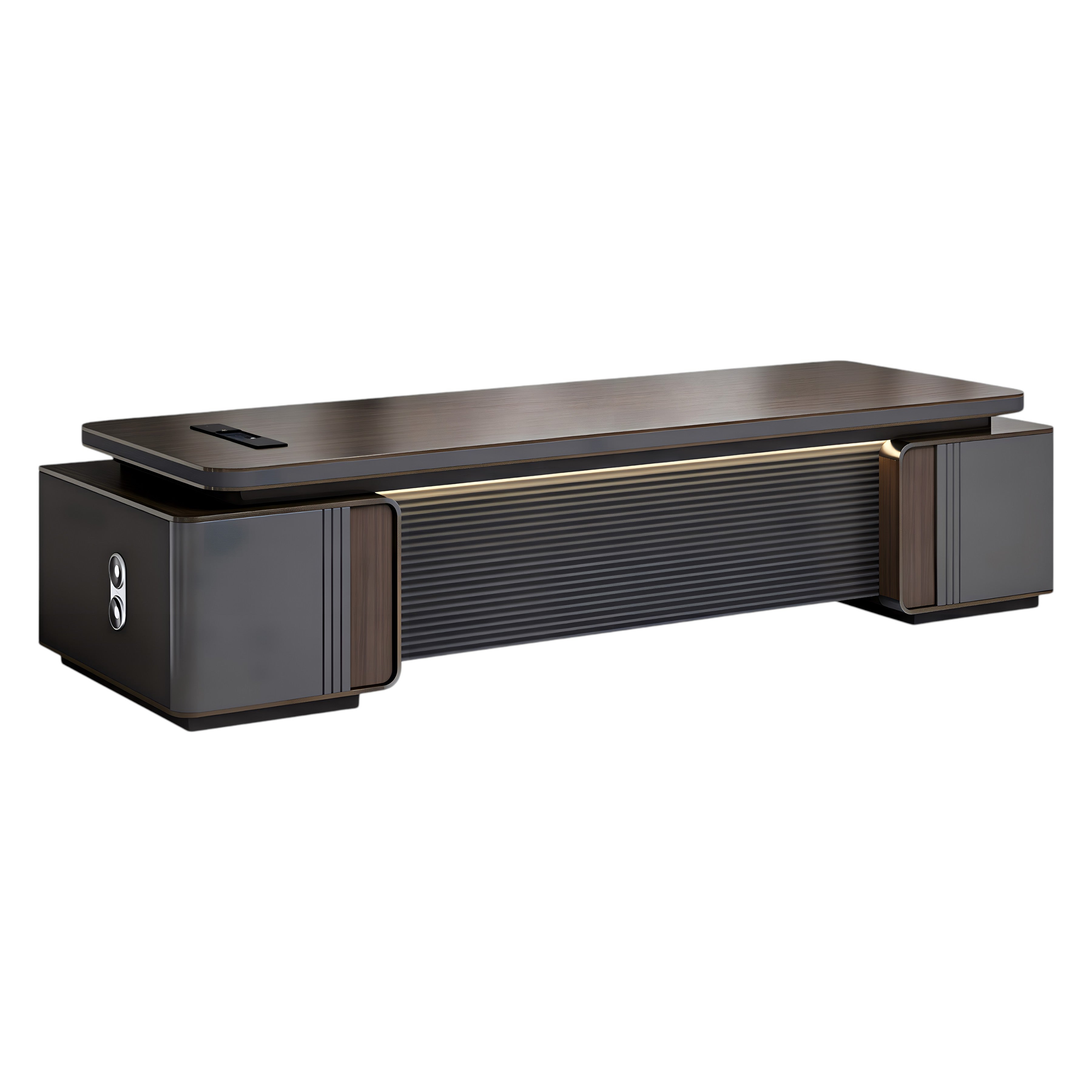 Urban Executive Desk with Statement Panel Front