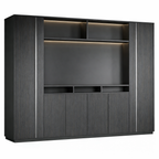 Executive Office Display and Storage Wall Unit