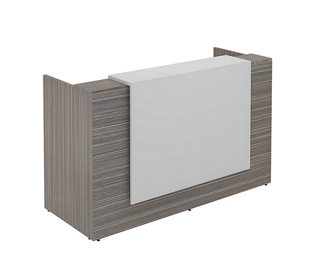 Contemporary Wood Reception Counter for Business Interiors