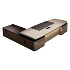 Designer Executive Desk with Floating Top Detail