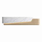 Premium Reception Desk with Angled Front Panel