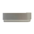 Minimalist Curved Reception Counter with Ambient LED Illumination for Professional Studios and Clinics
