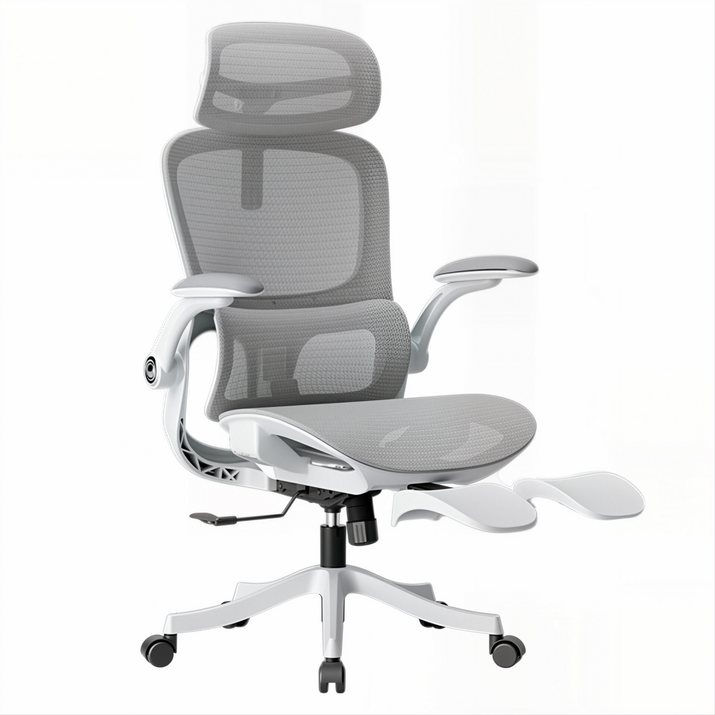 Ergonomic Full Mesh Task Chair with 4D Lumbar Support and Dynamic Linkage Armrests