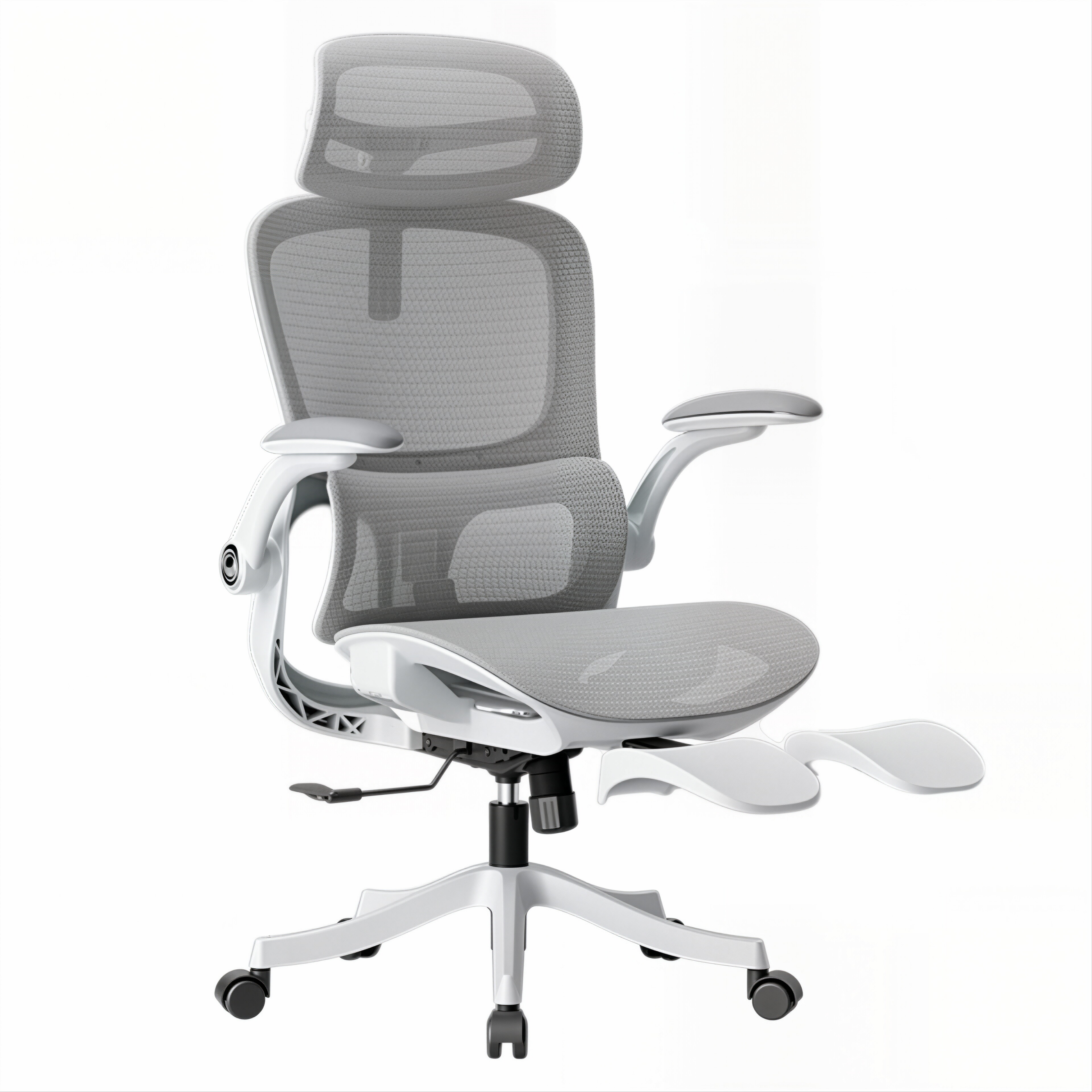 Ergonomic Full Mesh Task Chair with 4D Lumbar Support and Dynamic Linkage Armrests