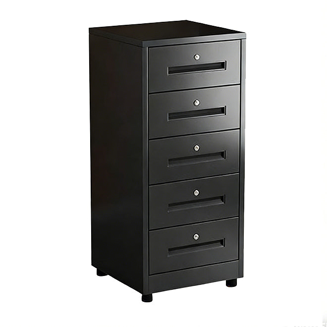 Slim Under Desk Lockable Office Storage Cabinet with Drawer