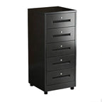 Slim Under Desk Lockable Office Storage Cabinet with Drawer