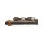 Modern Modular L Shape Corner Sofa With Ottoman For Living Room
