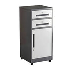 Slim Under Desk Lockable Office Storage Cabinet with Drawer
