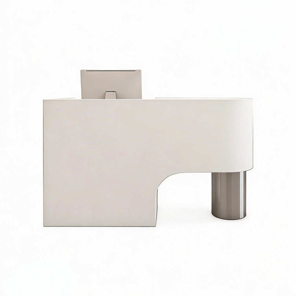 Cantilever Reception Desk in Modern Style
