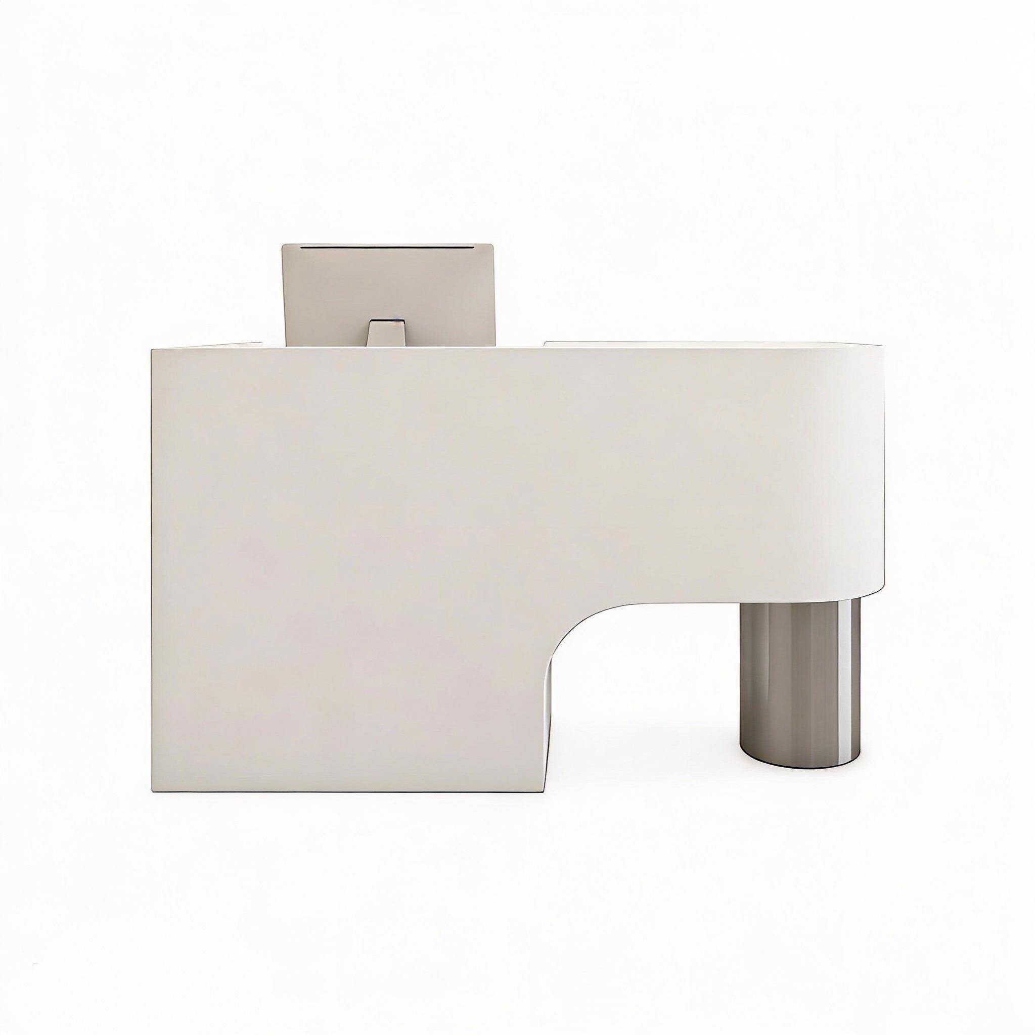 Cantilever Reception Desk in Modern Style