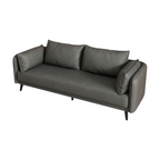 Sleek Modern Office Sofa Minimalist Reception Area Couch Executive Guest Waiting Room Seating