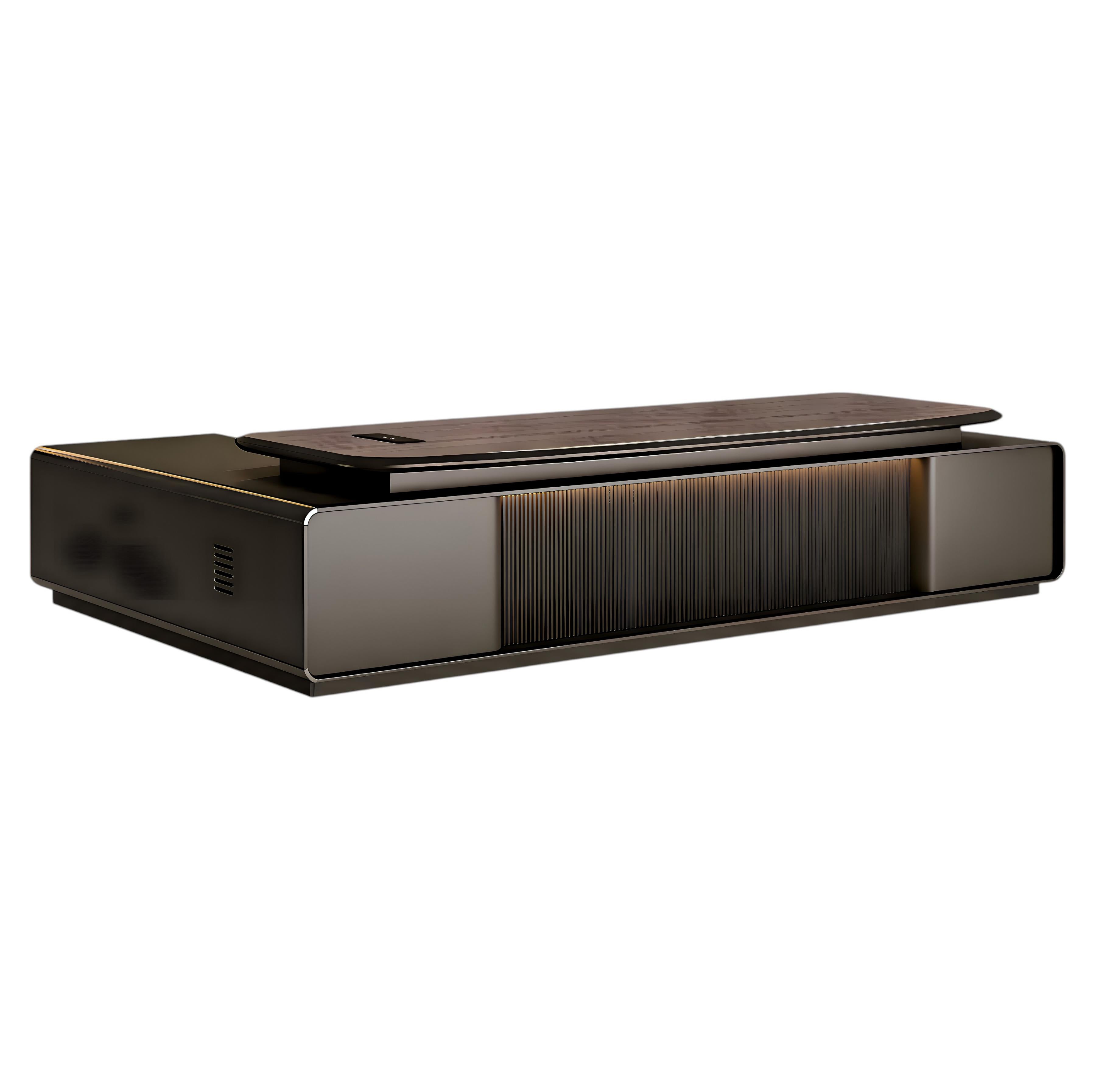 Premium Boss Desk with Storage Return