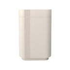 Compact Boutique Reception Desk with Textured Fluted Panels