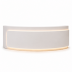 Premium Curved Reception Counter with Integrated LED Lighting