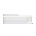 Modern Dual Level Reception Desk With Smooth High Gloss Lacquer Surface