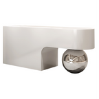 Commercial Reception Desk with Curved Side Profile