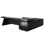 Designer Executive Office Desk with Storage Cabinet