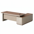Designer Executive Desk with Rounded Edge Detail