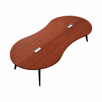 Contemporary Curved Conference Table