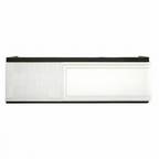 Designer Reception Desk with Panelled Curved Front