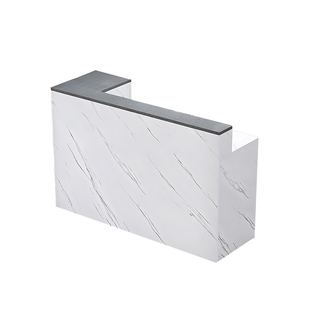 Compact Checkout Counter Reception Desk for Stores