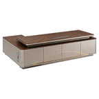 Designer Executive Desk with Feature Light and Storage
