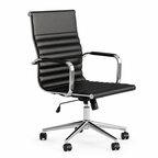 Ergonomic Leather Executive Chair with Tilt Function