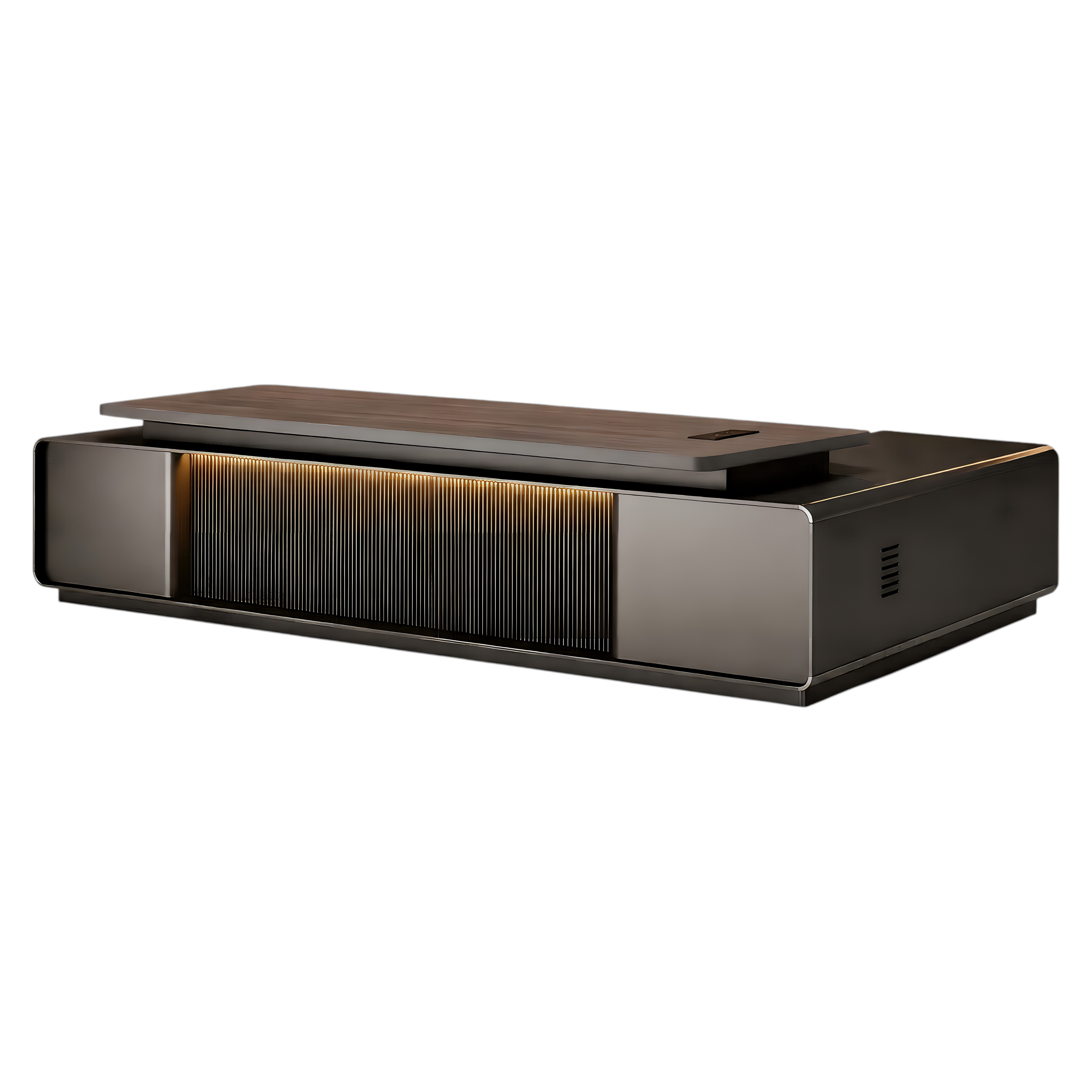 Premium Executive Desk with Slatted Front