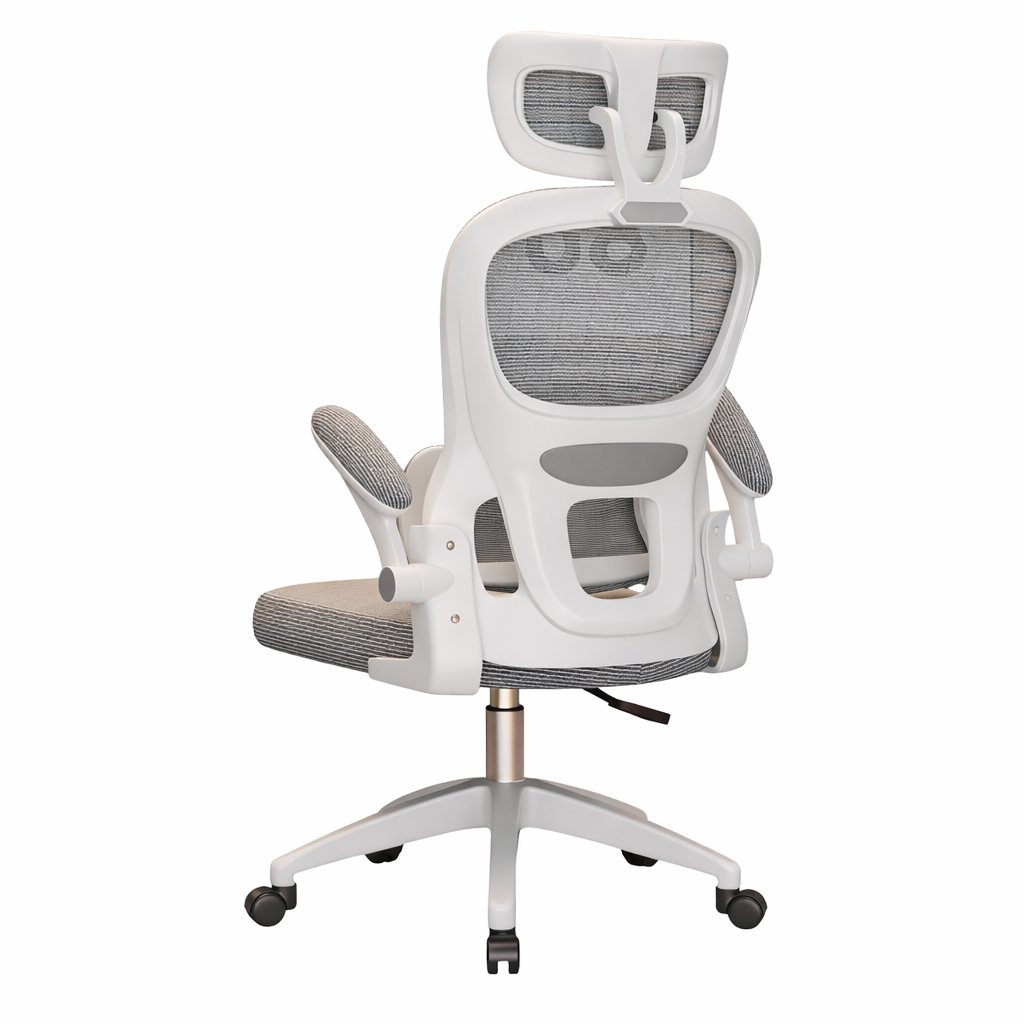 Supportive Office Chair with Padded Lumbar Cushion