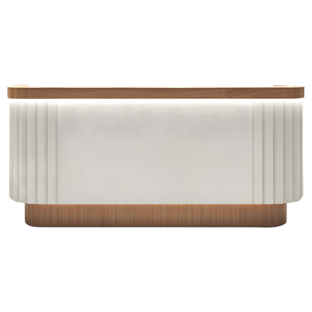 Boutique Reception Counter with LED Accent Lighting