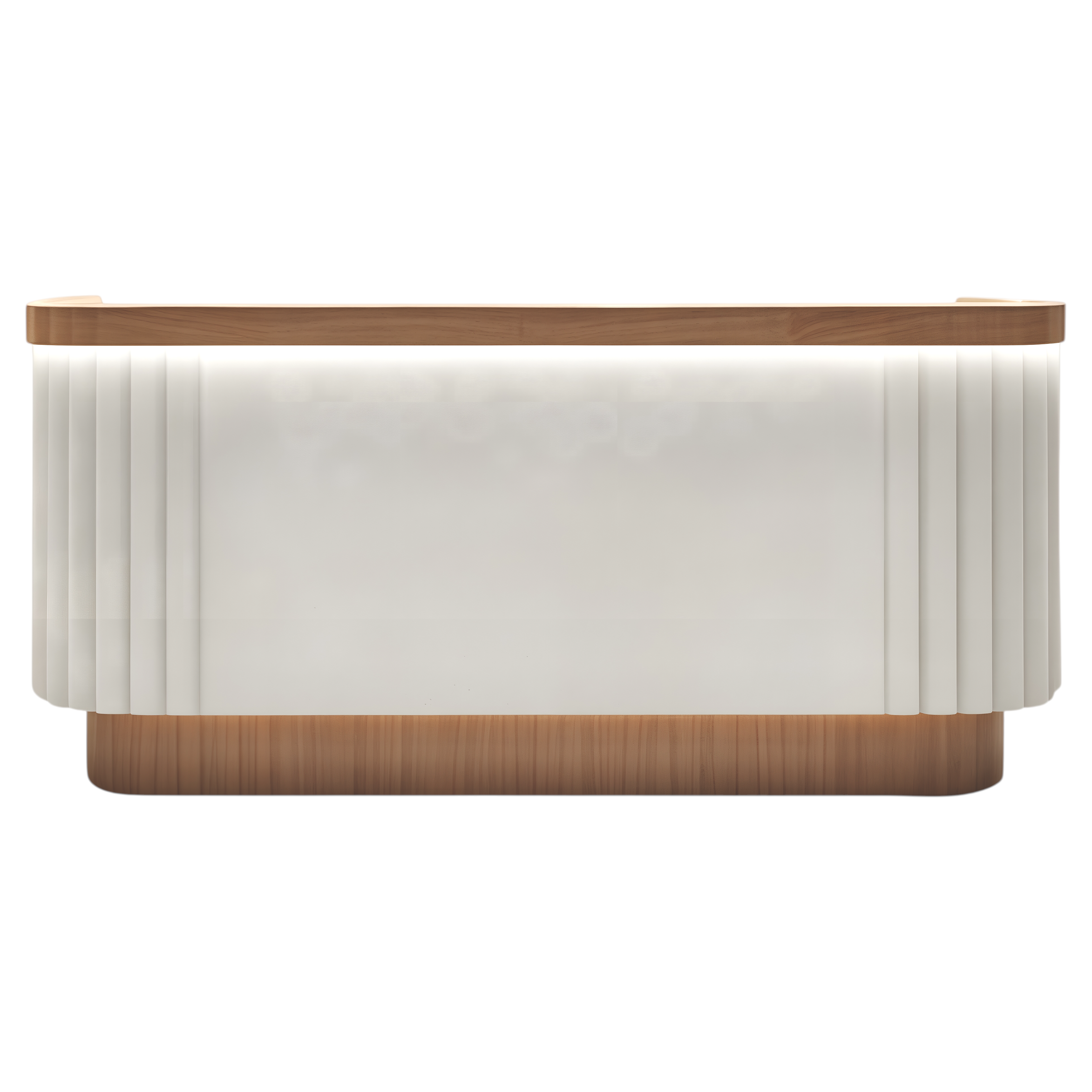 Boutique Reception Counter with LED Accent Lighting