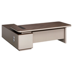 Designer Executive Desk with Textured Front Panel