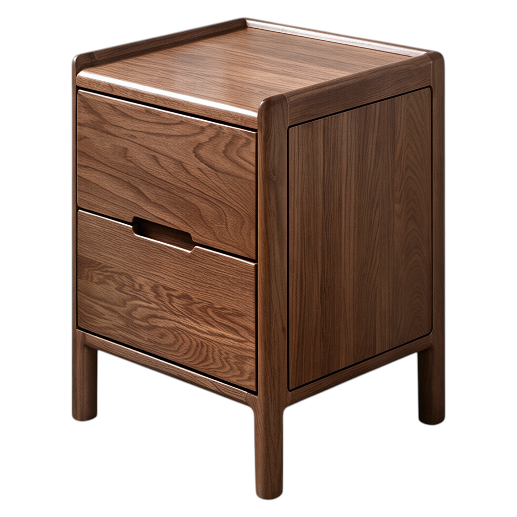 Minimalist Timber Bedside Table Series with Drawers for Everyday Bedroom Storage