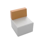 Modular Office Lounge Suite – Contemporary L-Shape Reception Seating with Round Coffee Table
