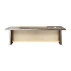 Modern Corporate Executive Desk Setup