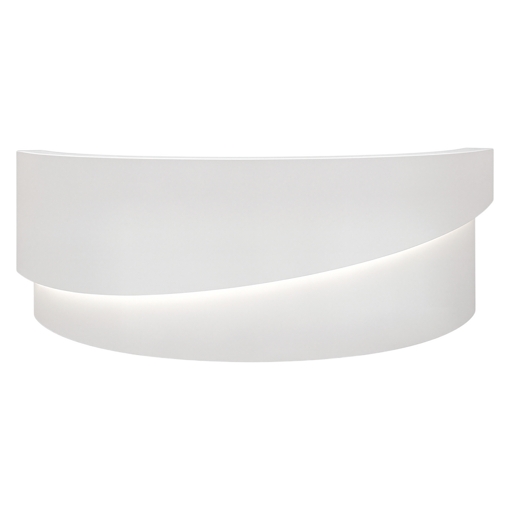Lacquer Reception Counter with Ambient Lighting