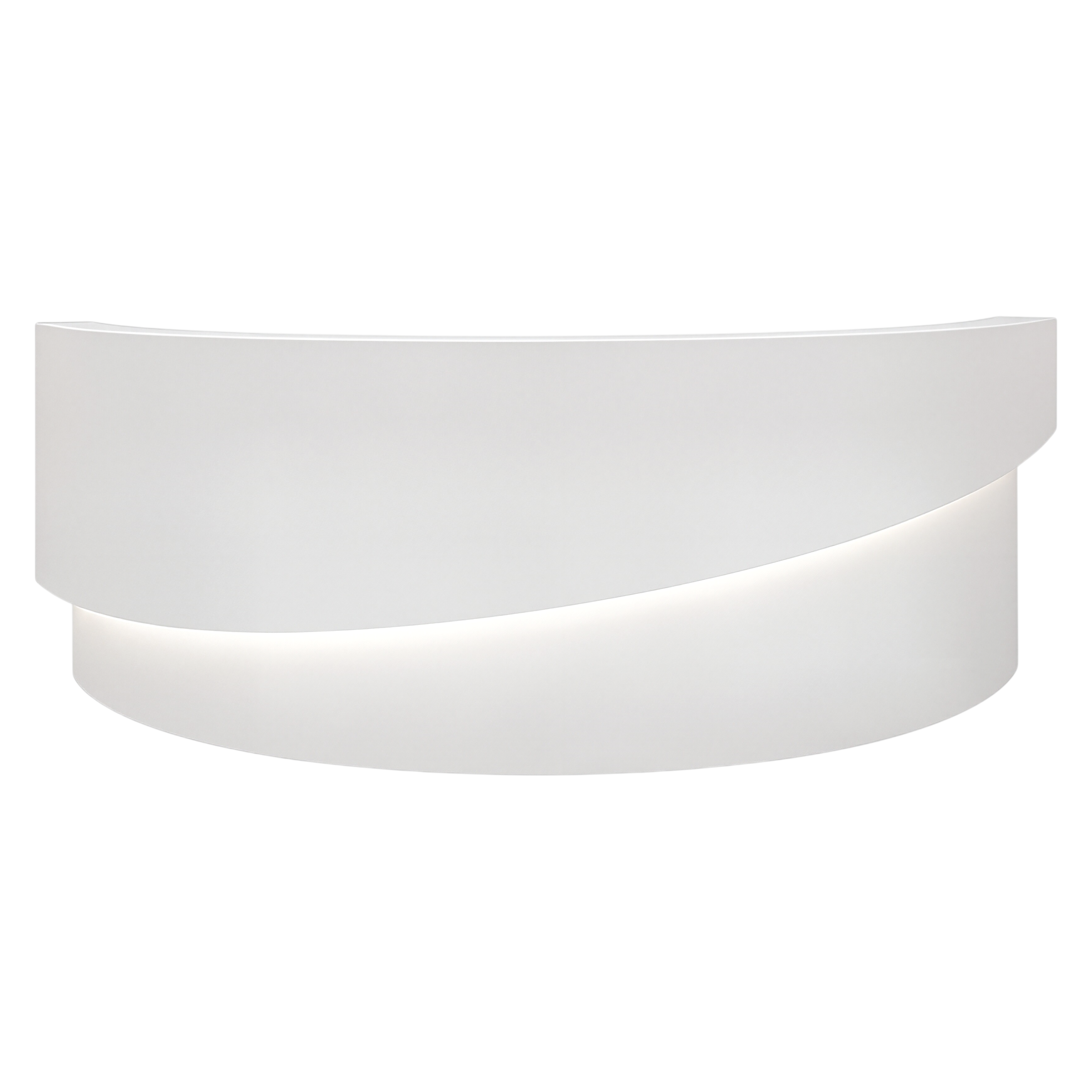 Lacquer Reception Counter with Ambient Lighting