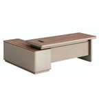 Designer Executive Desk with Rounded Edge Detail