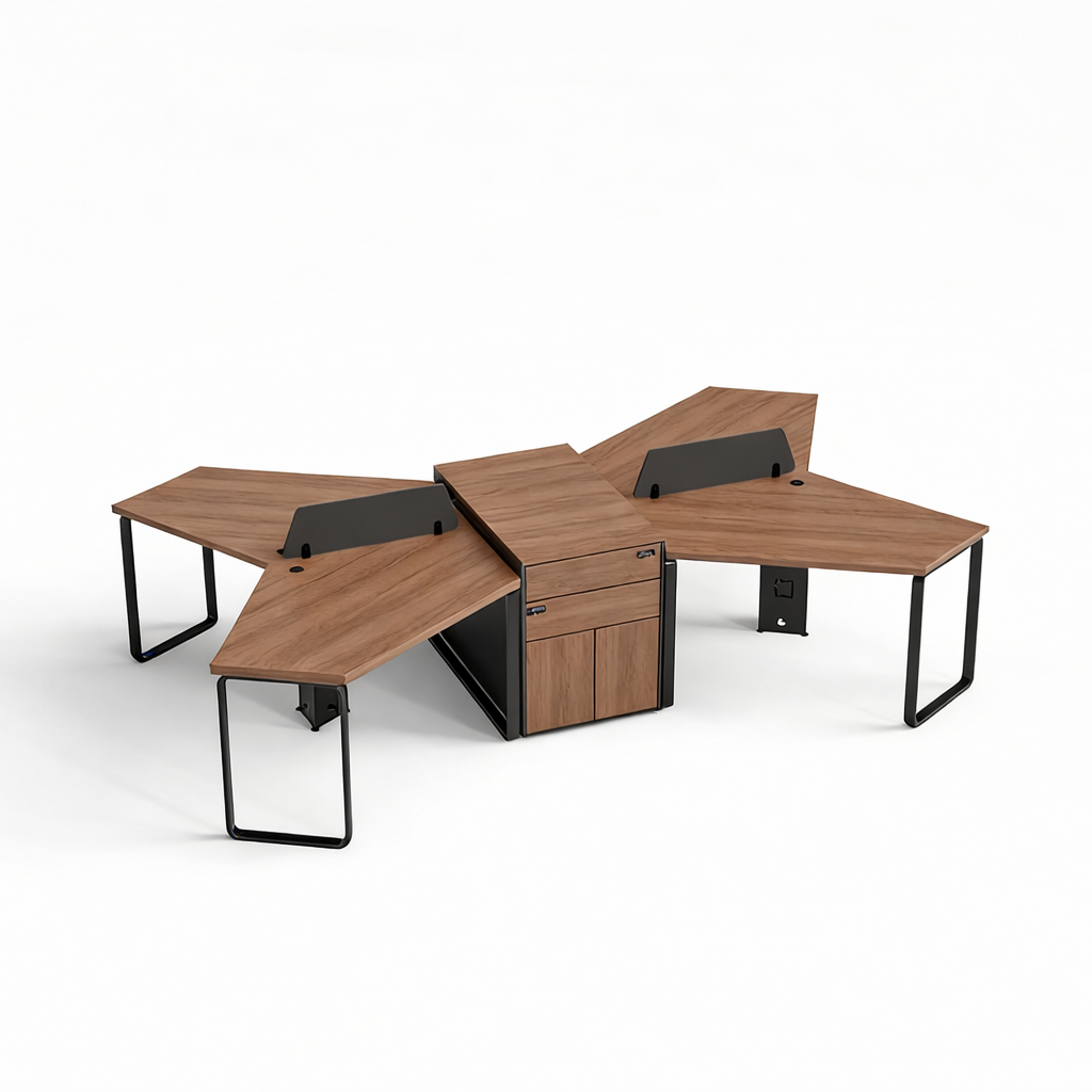 Shared Office Workstation Cluster Desk