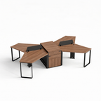 Shared Office Workstation Cluster Desk