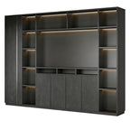 Executive Office Display and Storage Wall Unit