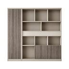 Executive Office Cabinet with Mixed Storage