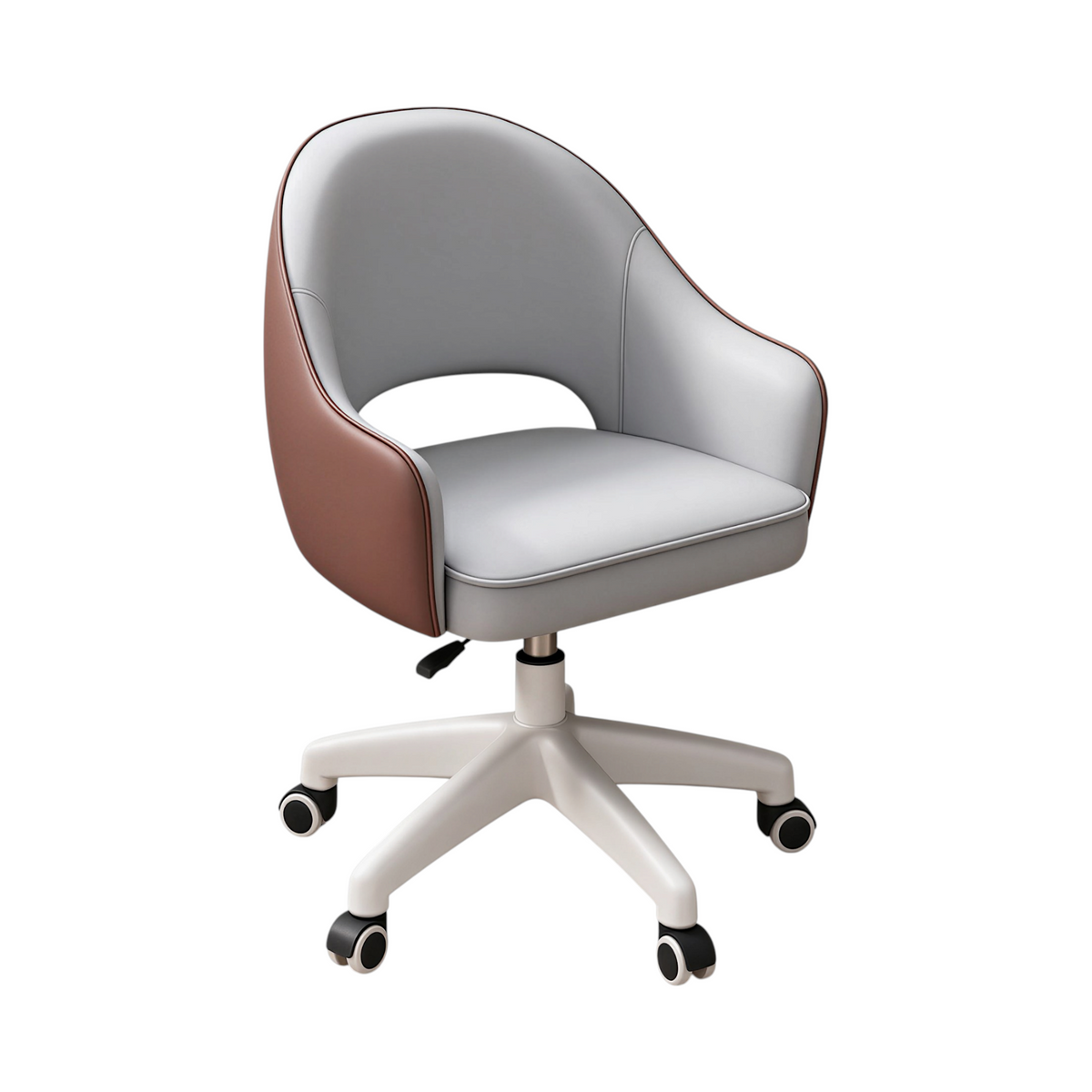 Contemporary Office Chair with Curved Back Custom Colours